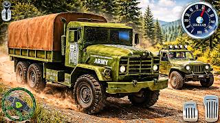 Army Truck Driving Cargo Games 2026 - US Offroad Army Truck Driving 3D | Android Gameplay screenshot 4