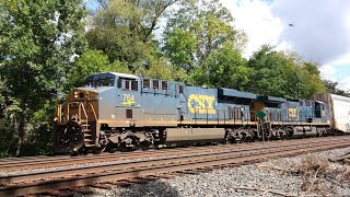 [HD] CSX Q261 Autorack Train Westbound - Fairport, NY