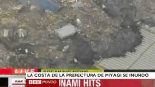 Primeras imágenes del terremoto en Japón en MSN Video2