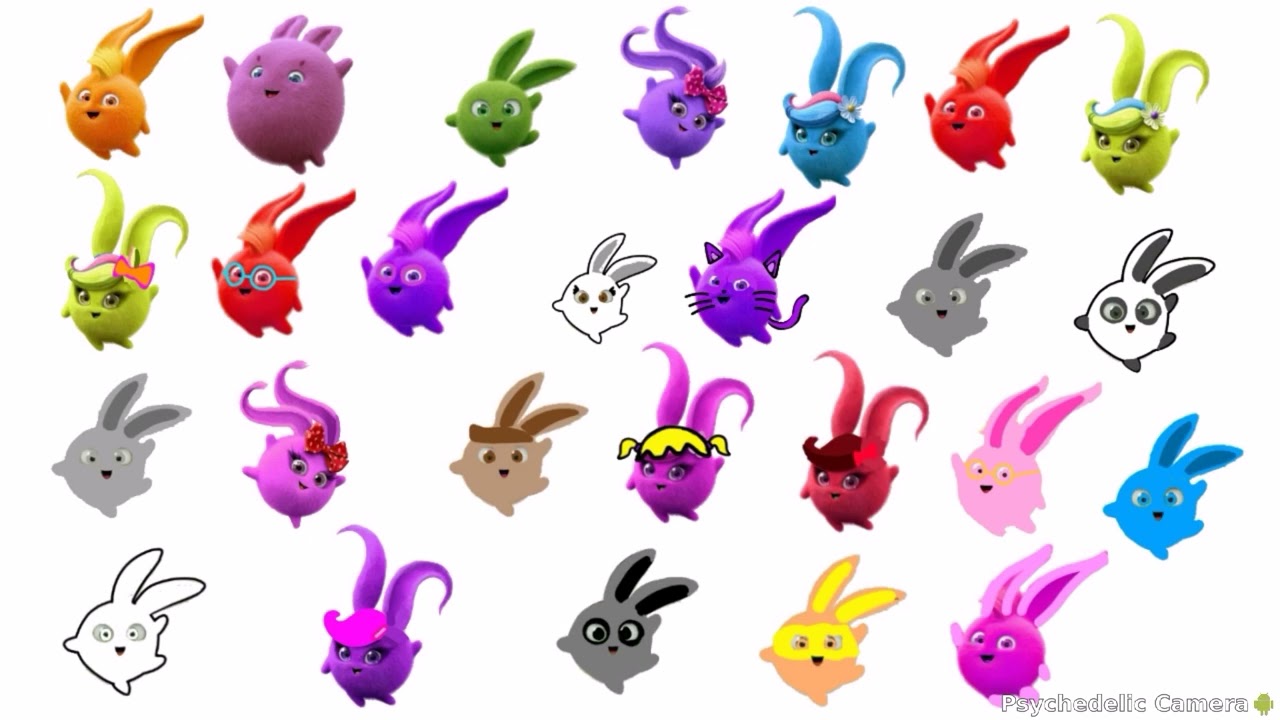 sunny bunnies characters 2 - YouTube
