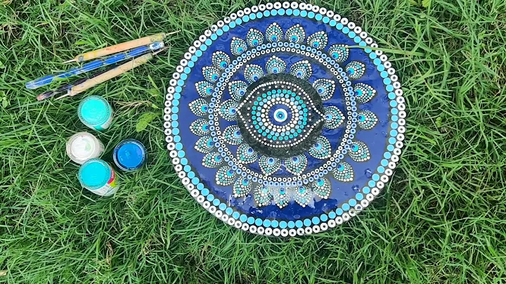 #dotmandala Evil eye dot mandala