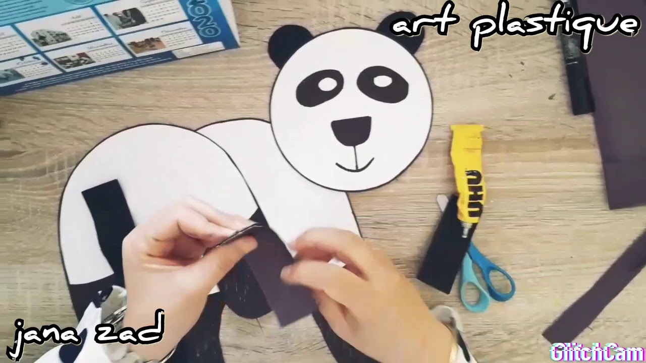 panda-3d-en-papier-pour-maternelle-youtube