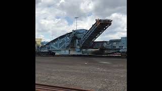 Unloading Rock Train