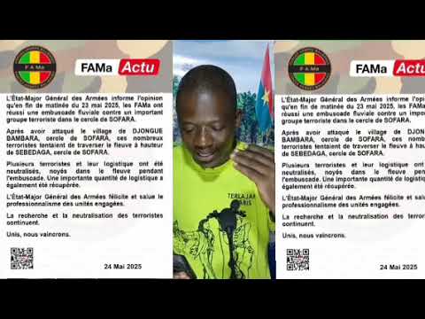 Urgence L Armée Malienne à Sofara