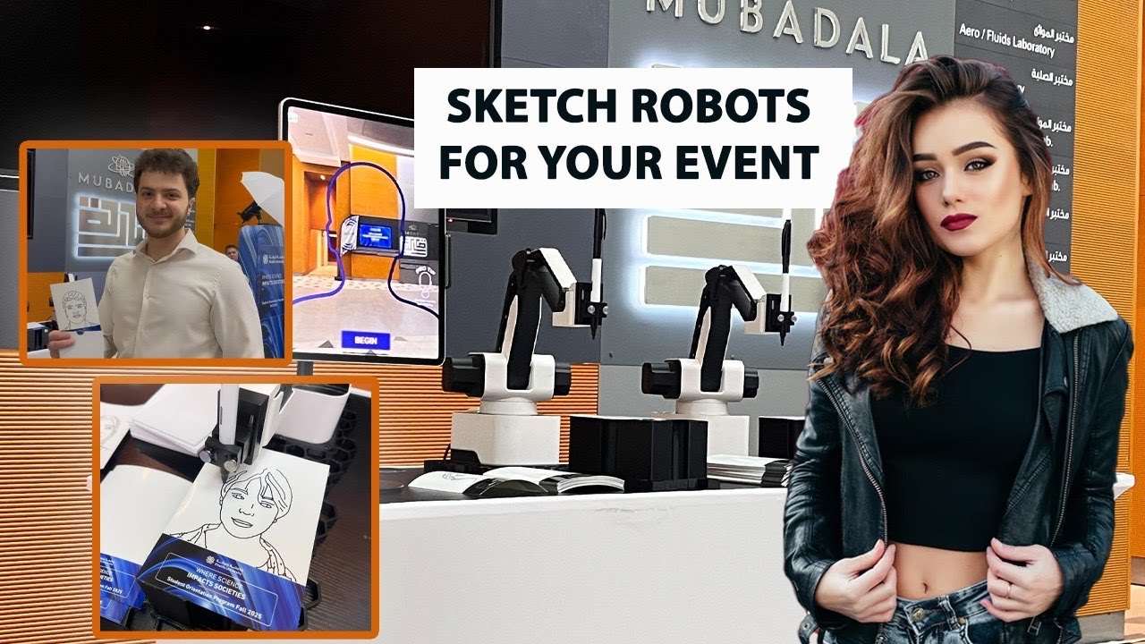 AI Sketch Bot – Dubai’s Fastest Robotic Sketch Artist