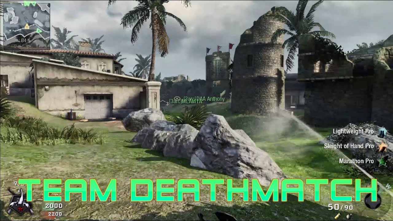 Call Of Duty Black Ops [Xbox 360] Team Deathmatch vs. Veteran Bots on