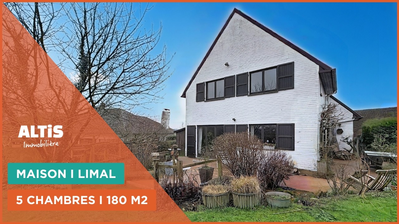 🏠 Spacieuse villa de 5 chambres, avec terrasse et jardin à vendre à Limal