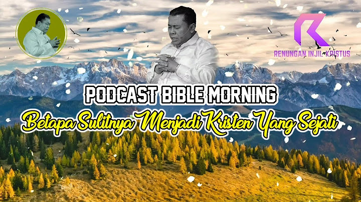 Pdt. Dr. Erastus Sabdono | Bible Morning | Betapa Sulitnya Menjadi Kristen Yang Sejati