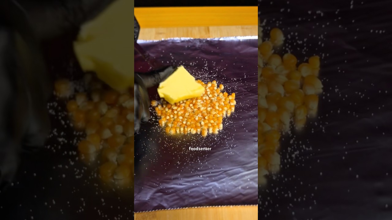 Viral Popcorn Hack🍿No Mess - Easy To Make✅ 