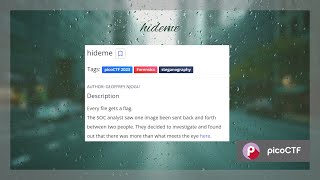 picoCTF / hideme