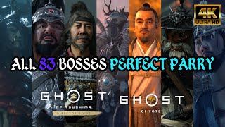Perfect Parry All 83 Bosses (No Damage\/Lethal) - Ghost of Tsushima \& Ghost of Yotei [4K]