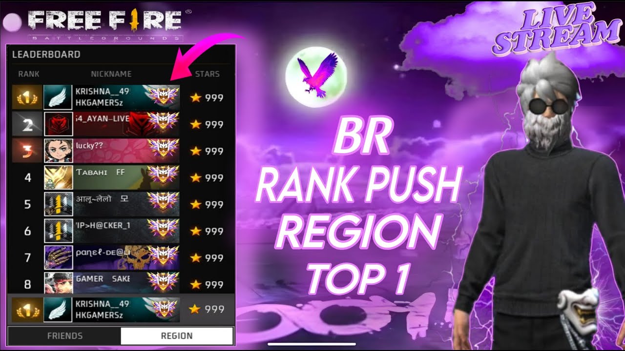 BR RANK PUSH WITH SUBSCRIBER !! HK GAMING !! #freefire #costom#giveway ...