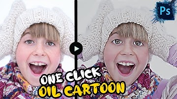 How to Turn Photo to Cartoon Effect (with Oil Paint Effect) - Photoshop Tutorial