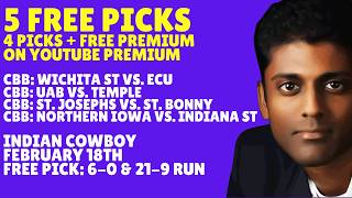 Wednesday College Basketball Picks Predictions Best Bets 02182026 Indian Cowboy Picks Predictions