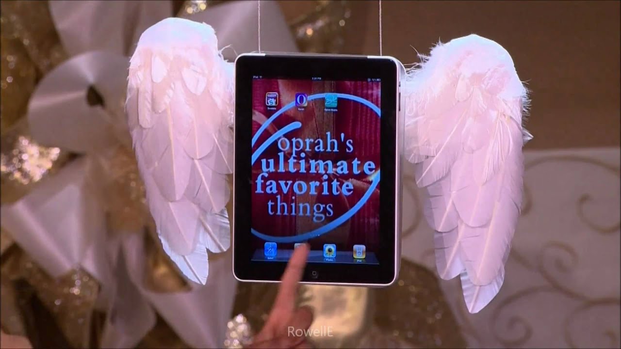 Oprah Barks and Jumps Around iPad YouTube