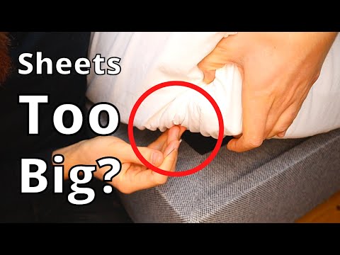 Make Your Bed Sheets Fit Perfectly (Clever Trick)
