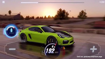 CSR 2 Vorsteiner Cayman GT4 V-CS Tune & Shift Pattern & color patterns 7.93x