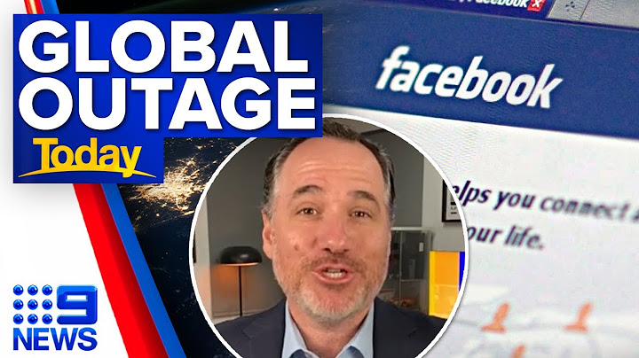 Facebook, Instagram, Whatsapp hit by worldwide outage | 9 News Australia
