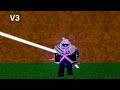 I got cyborg V1 to V3