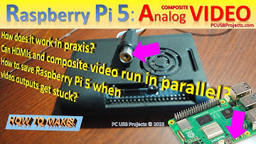 Raspberry Pi 5: Composite video-uitvoertest en hoe u deze uitvoert