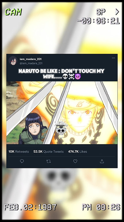 naruto be like: don't touch my wife 👿💀☠️ #shortsfeed #anime #naruto