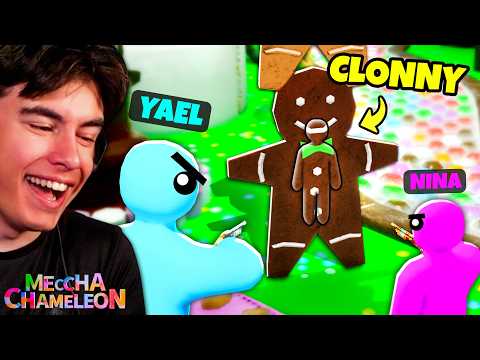 Meccha Chameleon met VRIENDEN !! ft. Nina, Yael, Guy & Finn