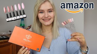 TESTING AMAZON GEL POLISH!  | MODELONES PINK + NUDE COLLECTION | WORTH THE MONEY?