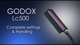Godox Lc500 RGB light complete settings in hindi | How to use godox lc500 light screenshot 5