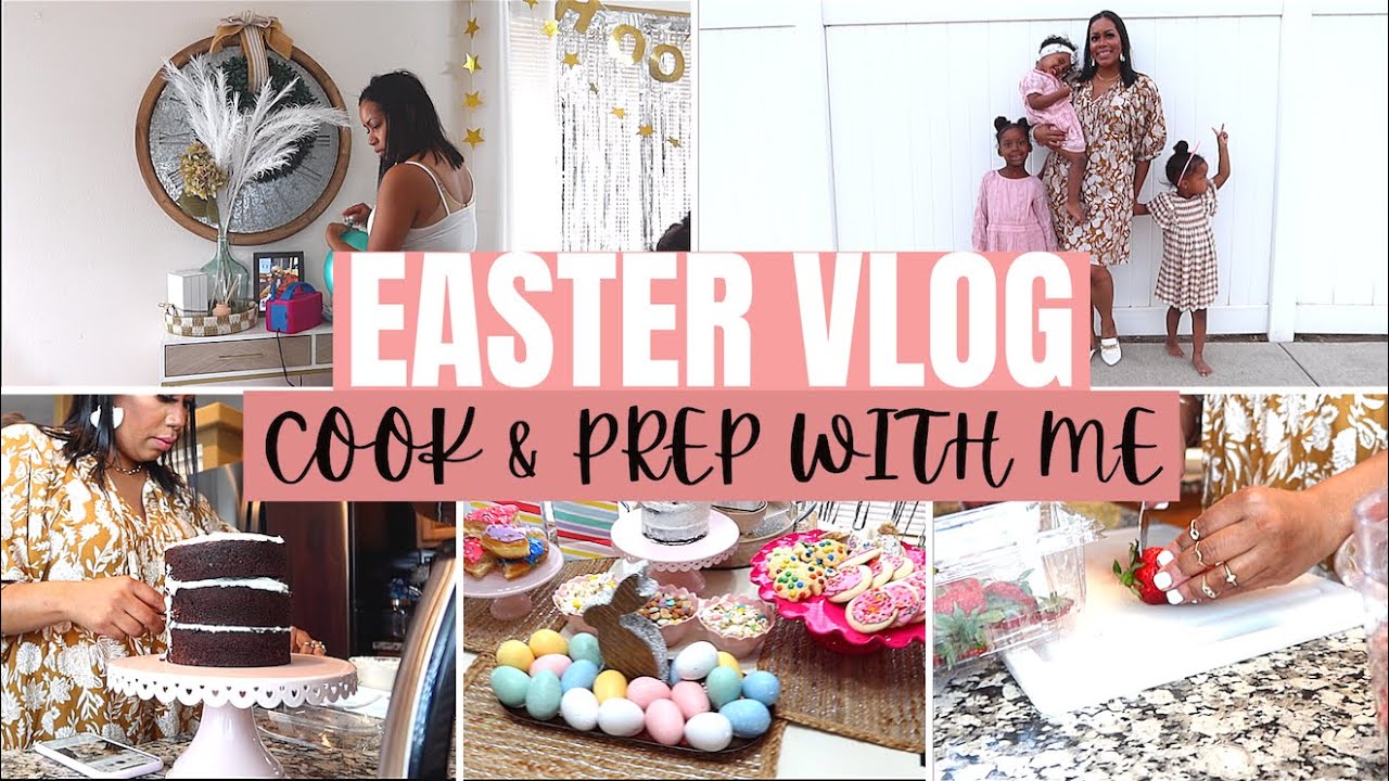 EASTER VLOG 2021 | SPEND EASTER DAY WITH US | COOK WITH ME | PREPARE ...
