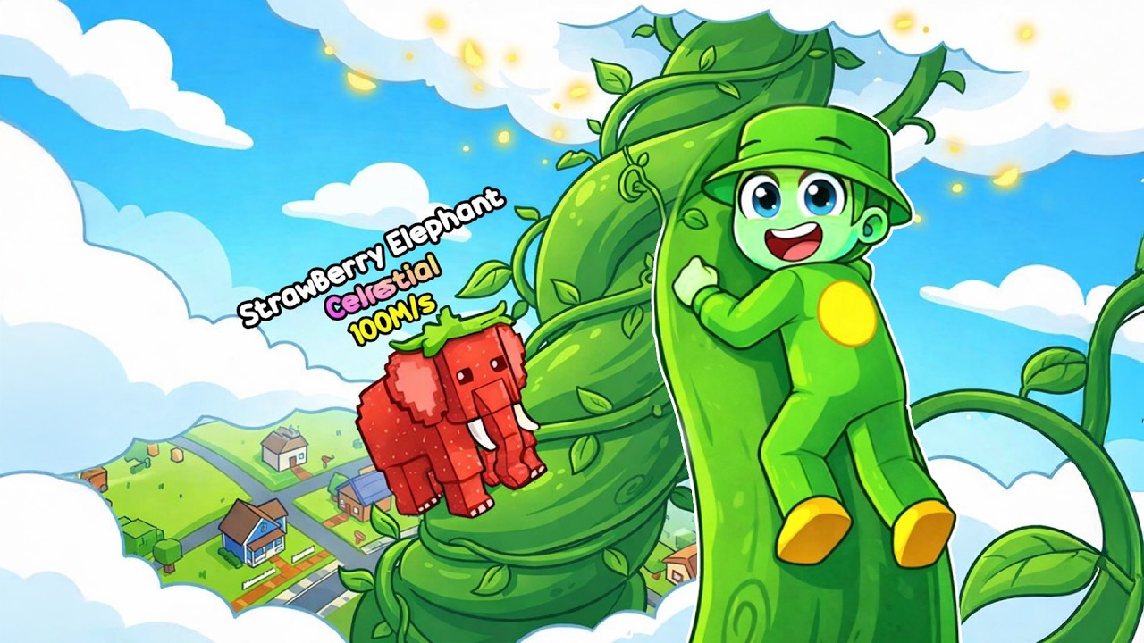 GRIMPER des HARICOTS MAGIQUES pour des BRAINROTS sur Roblox !