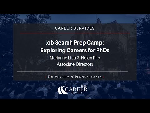 Exploring Careers for PhDs/Postdocs