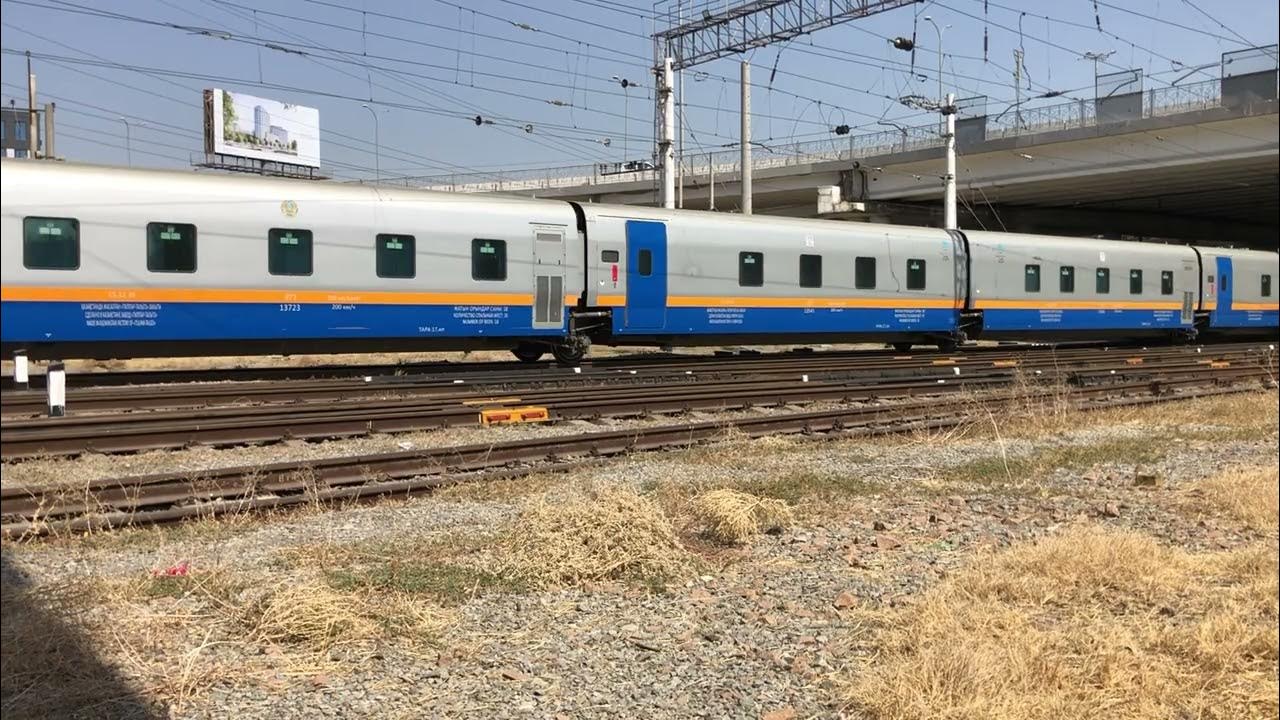 Train 2, Almaty to Tashkent, 06.09.2022. TulparTalgo YouTube