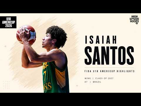 Isaiah Santos (Brazil) // FIBA U18 Americup 2026 Highlights