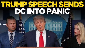 BREAKING NEWS LIVE: Trump’s Speech Triggers Panic Across DC | Pam Bondi | Trump | US News LIVE