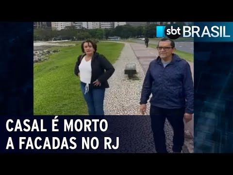 Filho de casal morto a facadas no Rio de Janeiro fala sobre o crime | SBT Brasil (27/06/22)