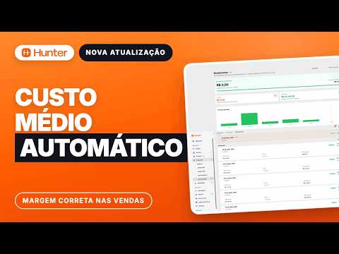 Atualização HunterHub: Custo Médio Automático + Margem Correta nas Vendas