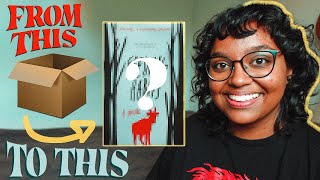I made a book cover out of a cardboard box!