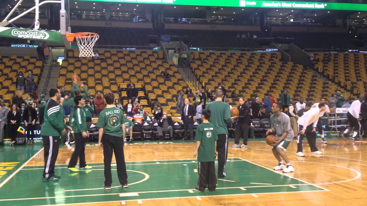 avery bradley works on his free throw form celtics pregame youtube