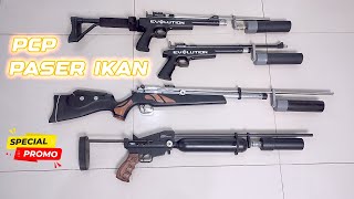 REKOMENDASI SENAPAN PASER IKAN PCP MURAH DAN BERKUALITAS | PCP MINI LIPAT PASER IKAN EVOLUTION
