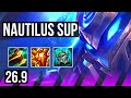 NAUTILUS &amp; Kalista vs SORAKA &amp; Yunara (SUP) | KR Master | 26.9