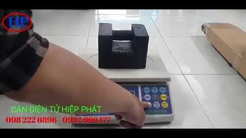 Hướng dẫn canh chỉnh, hiệu chuẩn cân điện tử Jadever JWN 3kg 6kg 15kg 30kg | Cân Hiệp Phát
