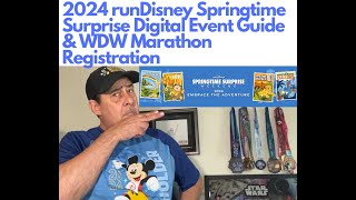 2024 runDisney Springtime Surprise Digital Event Guide, Merch Preview & WDW Marathon Registration