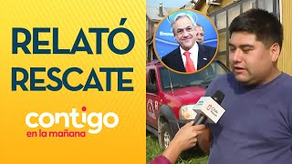 Thumbnail for "ESTABA AFUERA DEL HELICÓPTERO": Habló bombero que rescató cuerpo de Piñera - Contigo en la Mañana