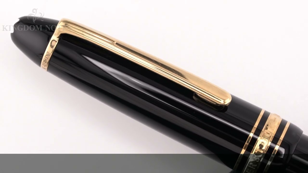 MONTBLANC 万年筆 マイスターシュテュック #146 ル・グラン EF - YouTube