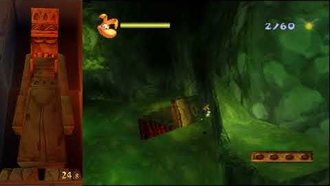 Rayman 2 (PS1) Echoing Caves new clip lol