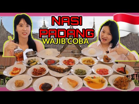 [REAKSI KOREA] ORANG KOREA DOYAN MAKAN NASI PADANG/MUKBANG/인도네시아에서 무조건 먹어봐야하는음식 빠당/makanan indonesia