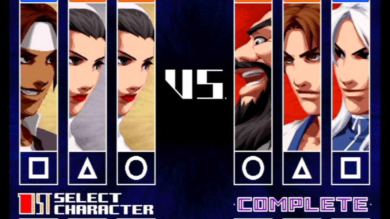 The King of Fighters 2003 (PlayStation 2) Arcade as Mid Bosses Team