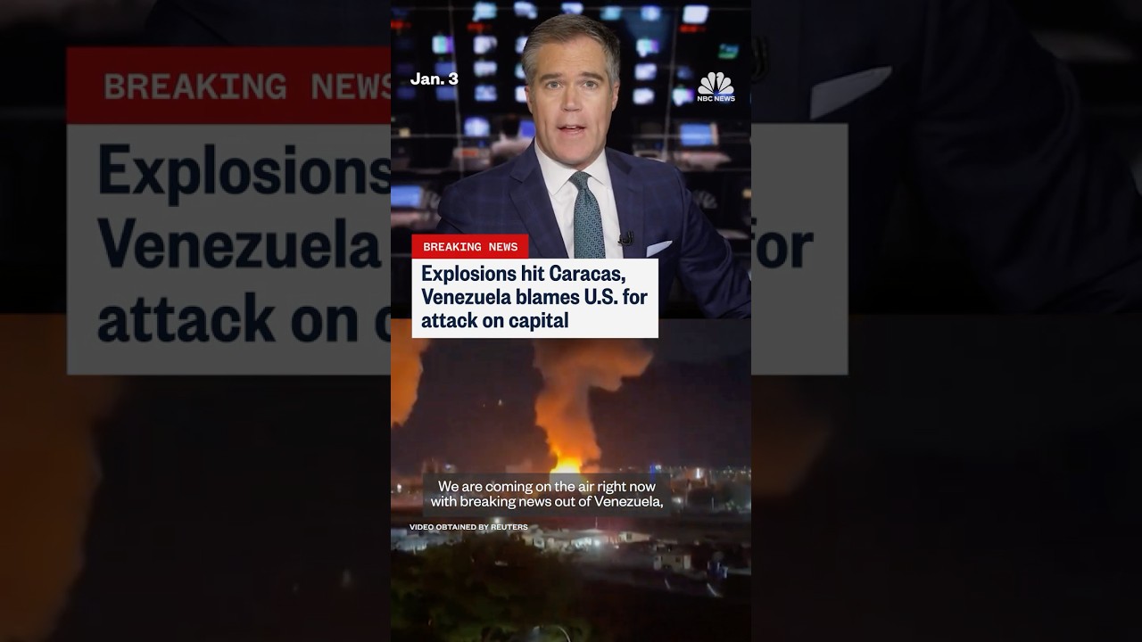 Venezuela blames U.S. for explosions in capital Venezuela blames U.S. for explosions in capital