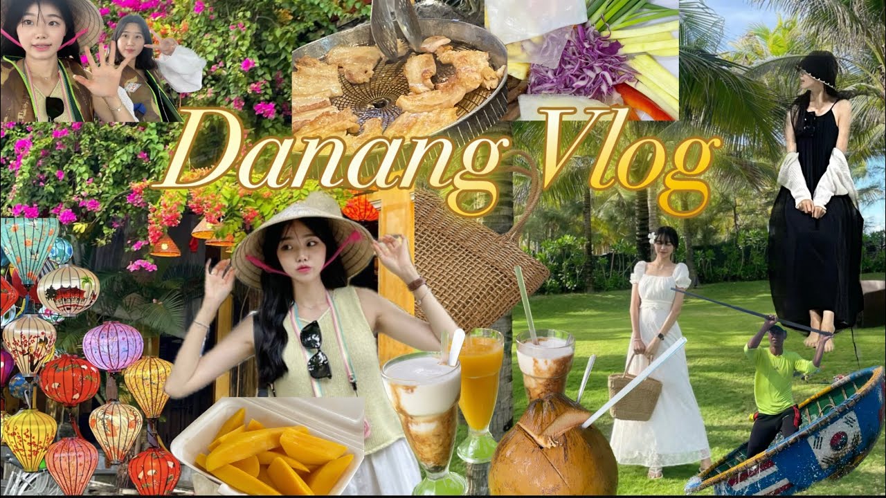 [다낭 브이로그]🇻🇳ep.02 | 다낭여행 | 다낭 신라 모노그램 호텔 | 호이안 올드타운 | 투본강 대나무배 | 다낭 크루즈 | 핑크성당 | 3D 파라다이드 |