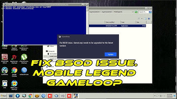 Fix BSOD issue. Gameloop (mobile legend)